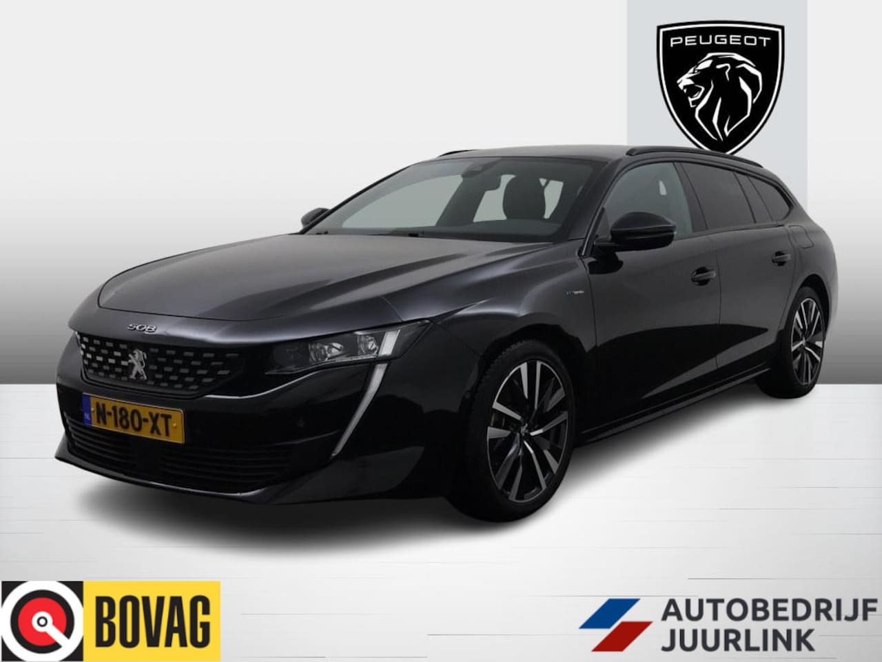Peugeot 508 SW - 1.6 HYbrid GT 225pk Automaat Nav/Camera/H.Leder/ CarPlay/Keyless/Ad.Cruise - AutoWereld.nl