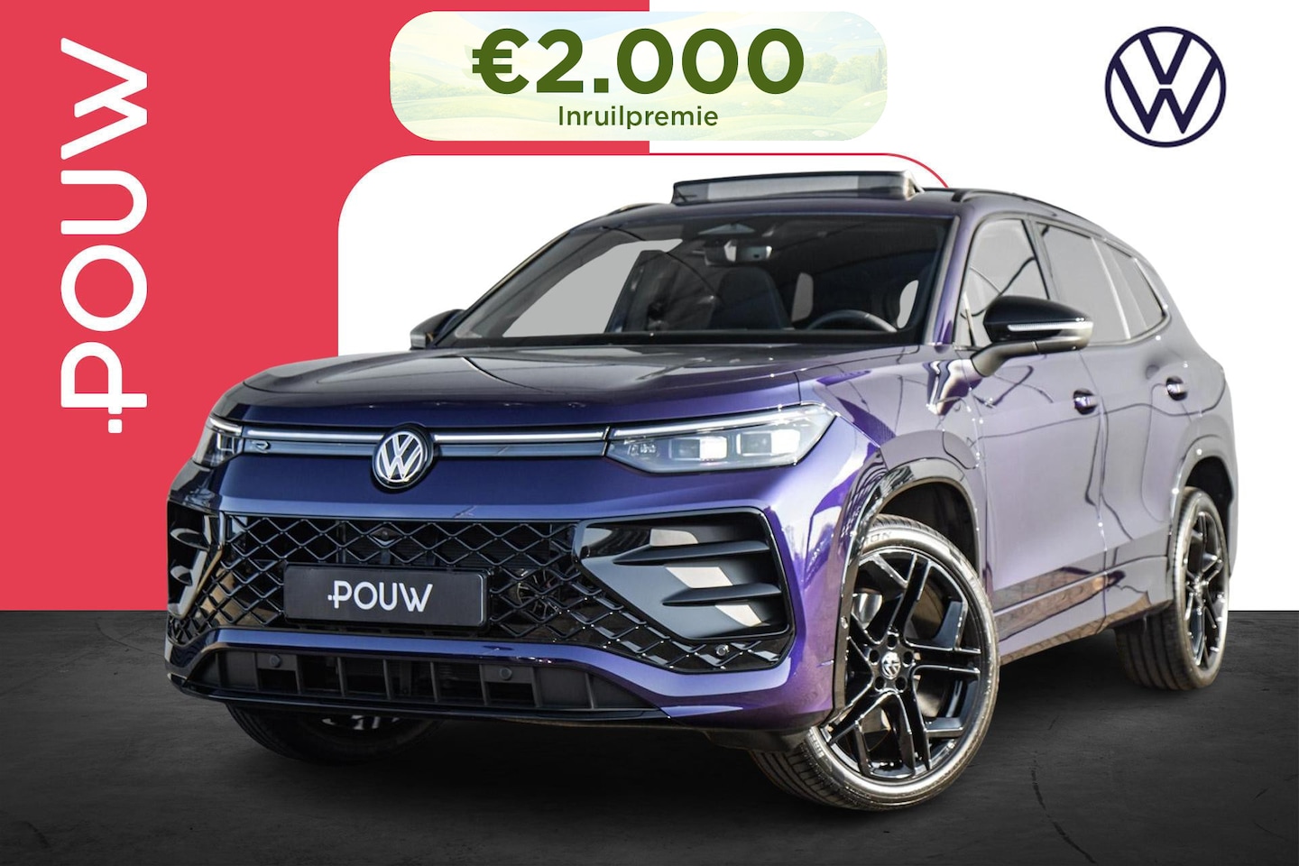 Volkswagen Tayron - 1.5 eHybrid 204pk DSG R-Line Edition | Trekhaak Pakket | Black Style Pakket | Massage - AutoWereld.nl