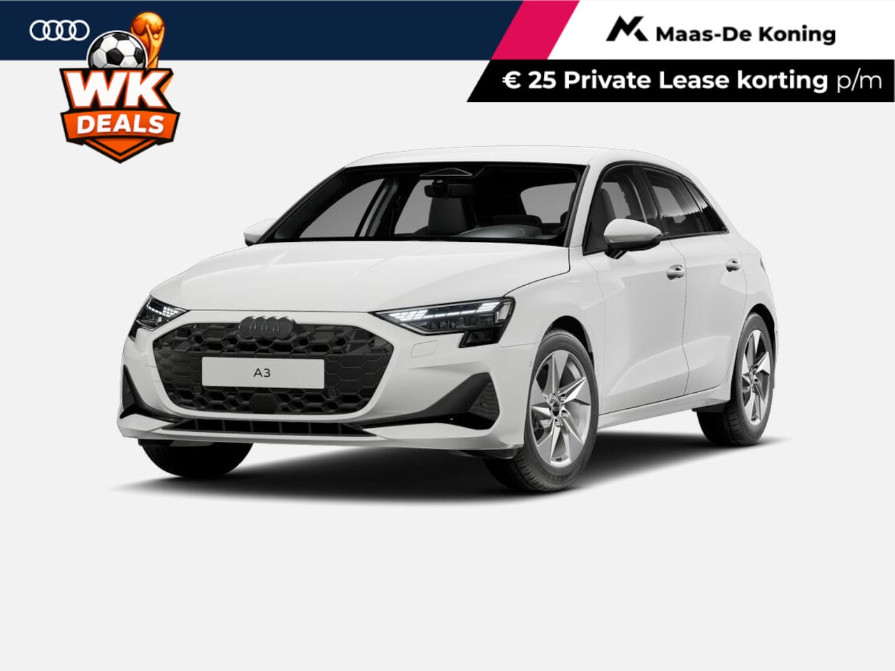 Audi A3 Sportback - 30 TFSI Advanced edition 116 PK · Optiekpakket zwart plus · Afgevlakt stuurwiel - AutoWereld.nl