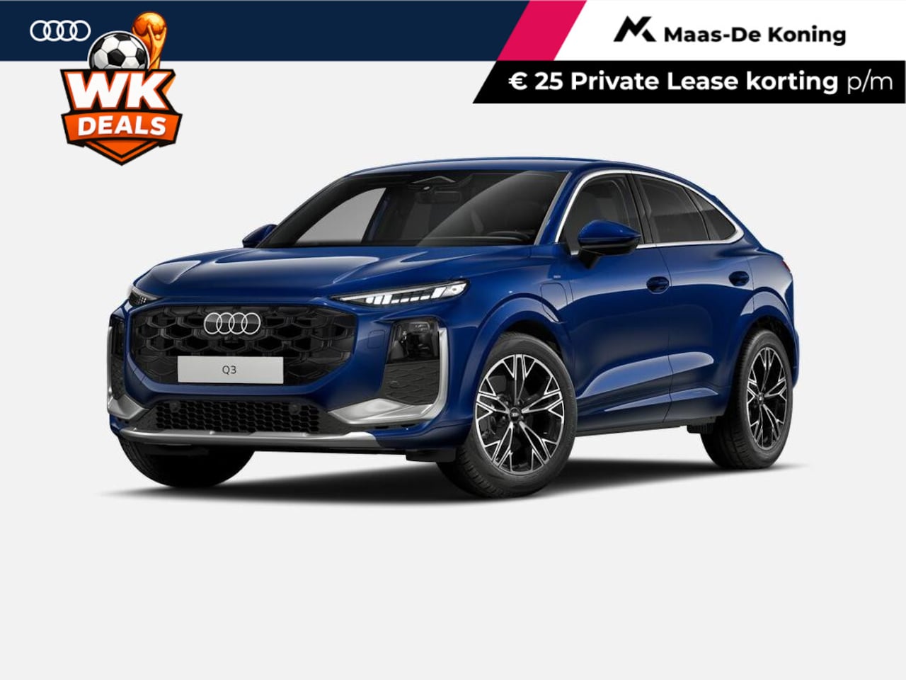 Audi Q3 Sportback - 1.5 TFSI e-hybrid S edition 272 PK · Techniekpakket plus · Privacy glas · Koplampsproeiers - AutoWereld.nl