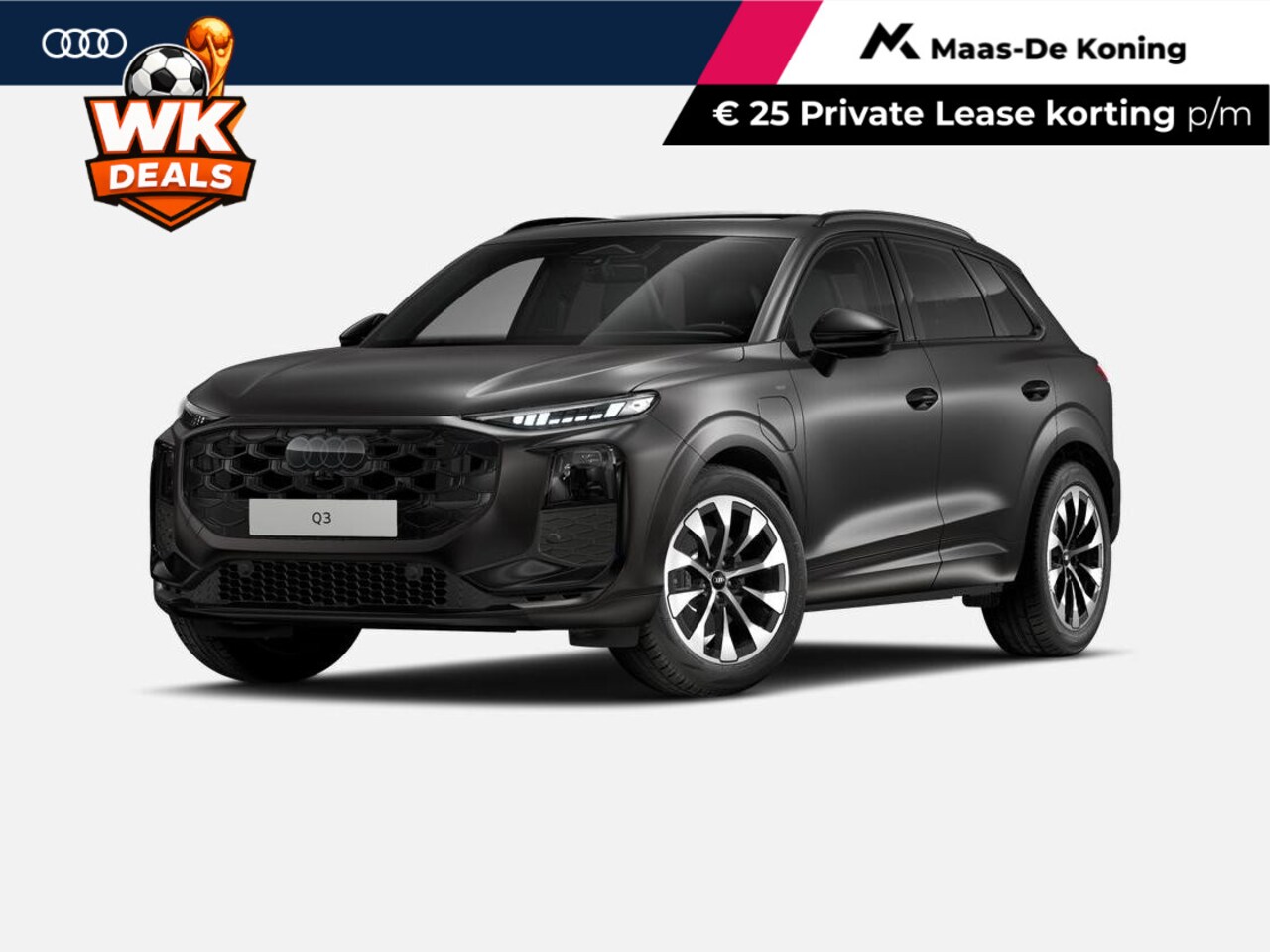 Audi Q3 - 1.5 200kW e-hybrid S edition 272 PK · Trekhaak elek. wegklapbaar · Tech plus · Glazen pano - AutoWereld.nl