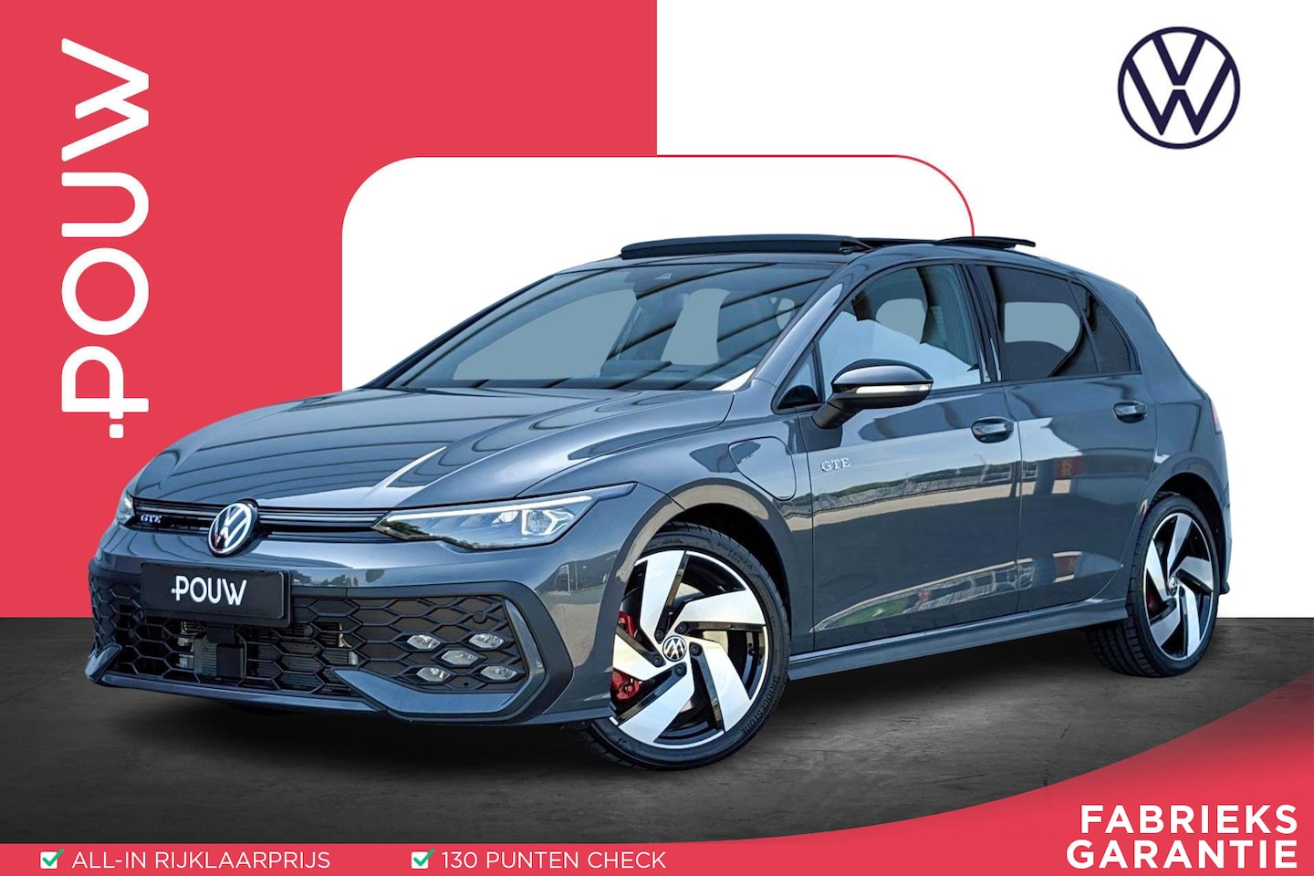 Volkswagen Golf - GTE 1.5 eHybrid 272pk DSG | SoH 100% | Trekhaak | Panoramadak | Head-up Display - AutoWereld.nl