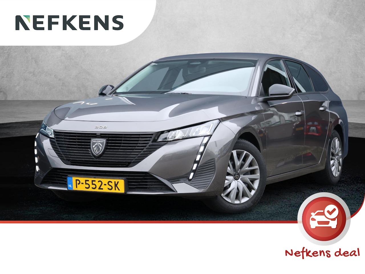 Peugeot 308 SW - 110pk Active Pack | 1ste eigenaar | LEER/Stof | Stoelverwarming | Navigatie | Climate | LE - AutoWereld.nl