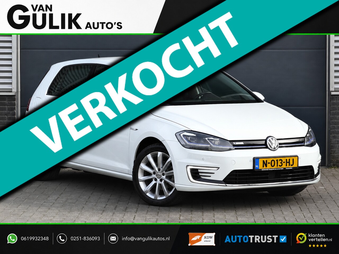 Volkswagen e-Golf - E-DITION | SoH 92% | Warmtepomp | Carplay | Navigatie | LED | - AutoWereld.nl