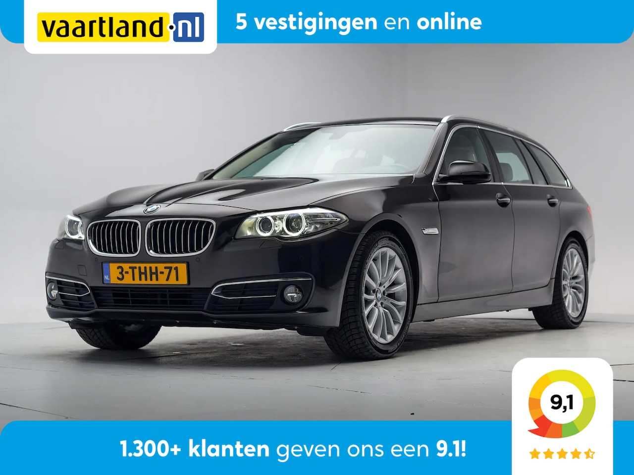 BMW 5-serie Touring - 520i Luxury Edition Aut. [ Comfort-stoelen Navi.Proff Digi-dash ] - AutoWereld.nl
