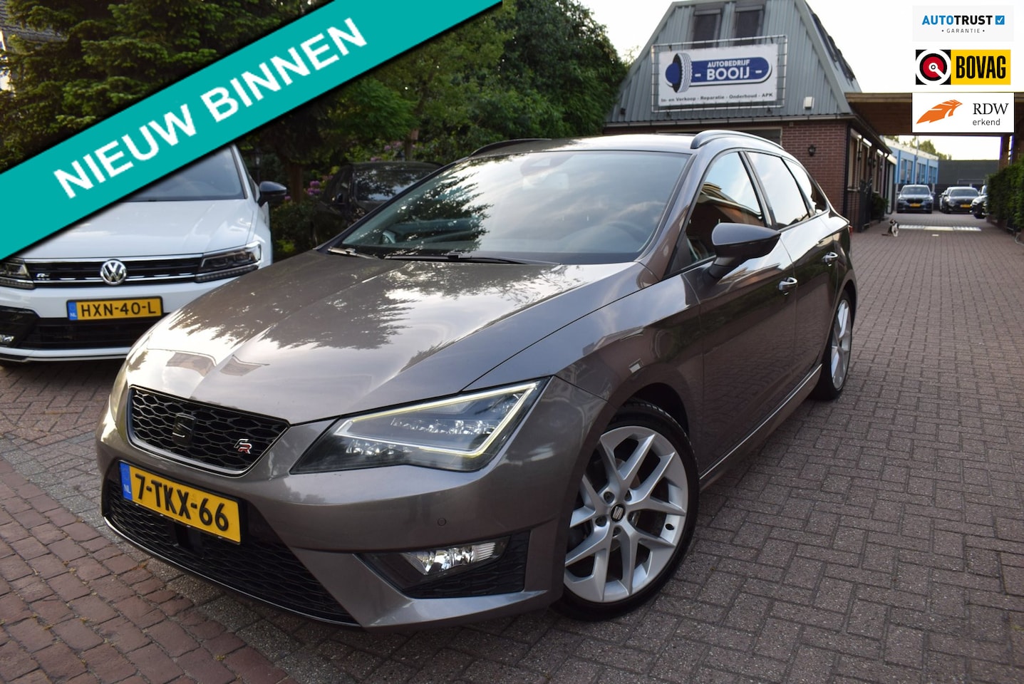 SEAT Leon ST - 1.4 TSI FR First Edition AIRCO/ADAP CRUISE/NAVI/TREKH/XENON LED/BLUETOOTH/PDC V+A/NL-AUTO/ - AutoWereld.nl