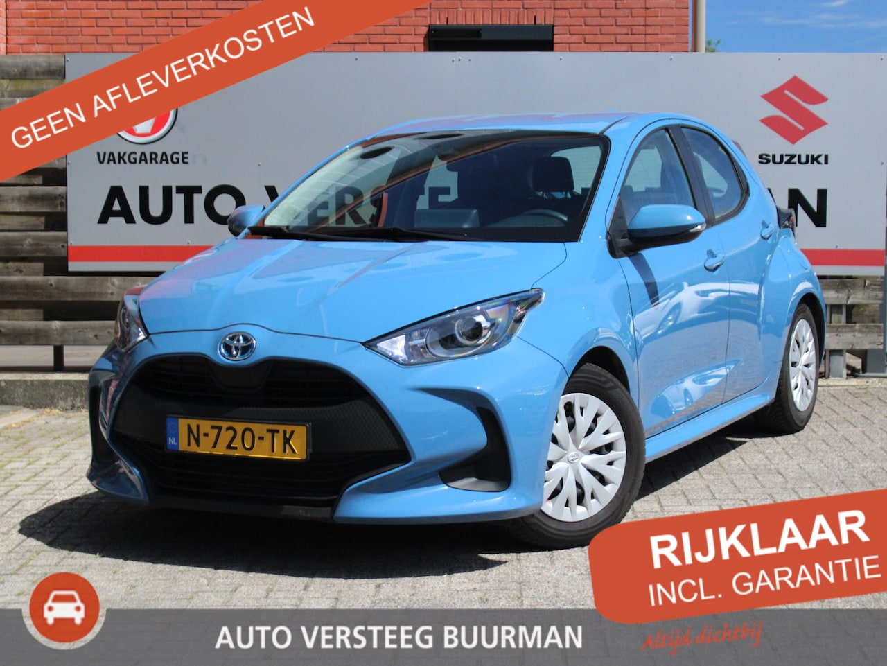 Toyota Yaris - 1.5 Hybrid Active Achteruitrijcamera, Cruise Control Adaptief, Dimlichten Automatisch, Blu - AutoWereld.nl