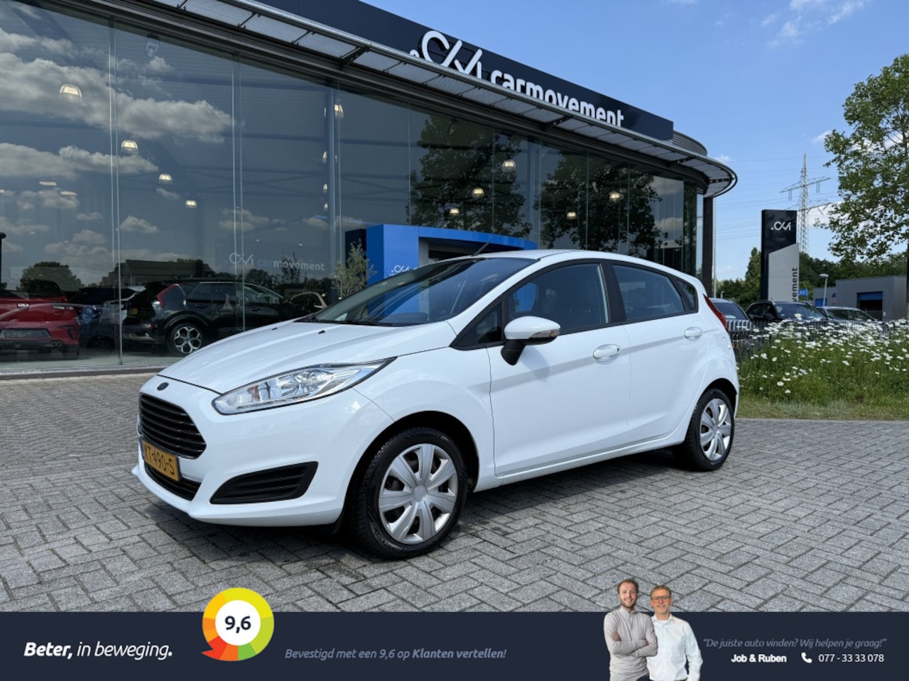 Ford Fiesta - 1.0 Style | Navi | Lederen bekleding | Bluetooth | NL auto!! - AutoWereld.nl