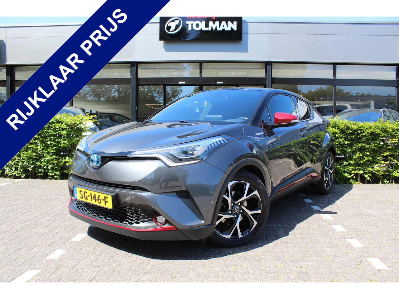 Toyota C-HR - 1.8 Hybrid Bi-Tone | Rijklaar | Stoel-/stuurverw. | Blind Spot | Sensoren v+a | Camera | A - AutoWereld.nl