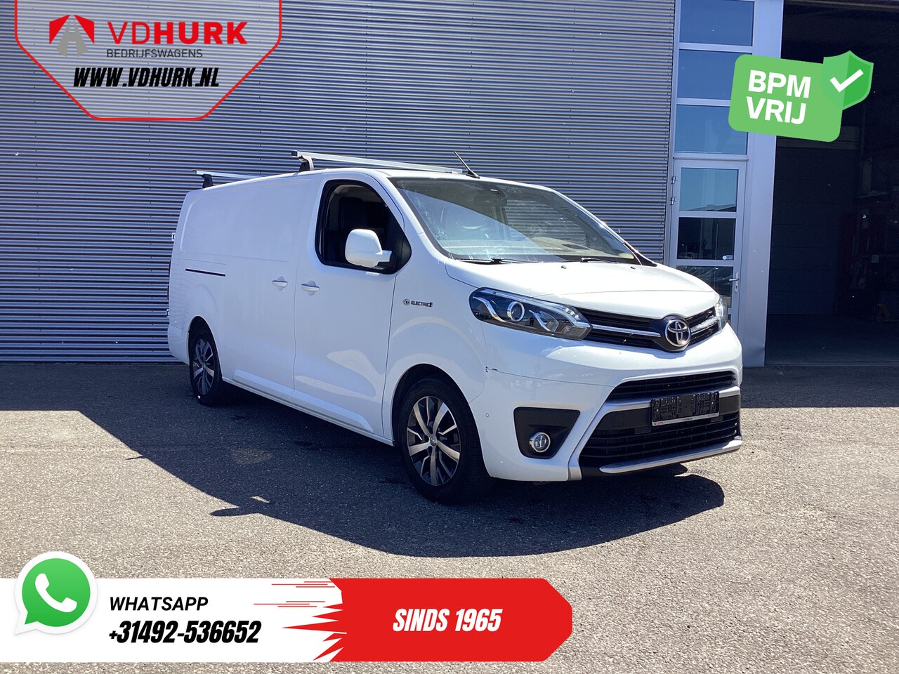 Toyota ProAce Electric Worker - L3 75 kWh 345km WLTP 2x Schuifdeur/ LED/ Head-Up/ Snellader/ Keyless/ Stoelverw./ Carplay/ - AutoWereld.nl