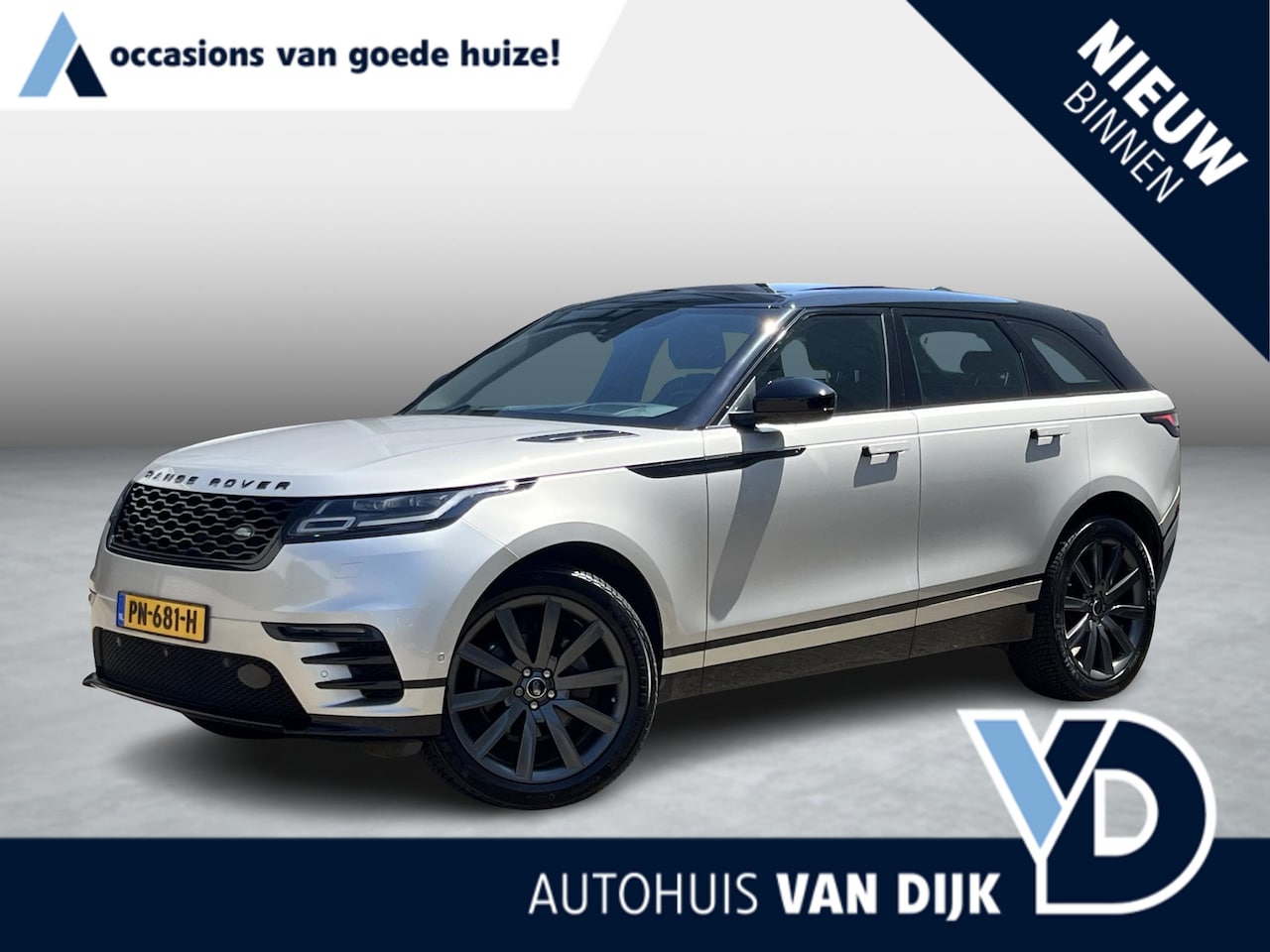 Land Rover Range Rover Velar - 2.0 I4 Turbo AWD R-Dynamic HSE | NL Auto/Voll.Historie/Leder/Pano.Dak/Head-Up/Camera/Navi/ - AutoWereld.nl