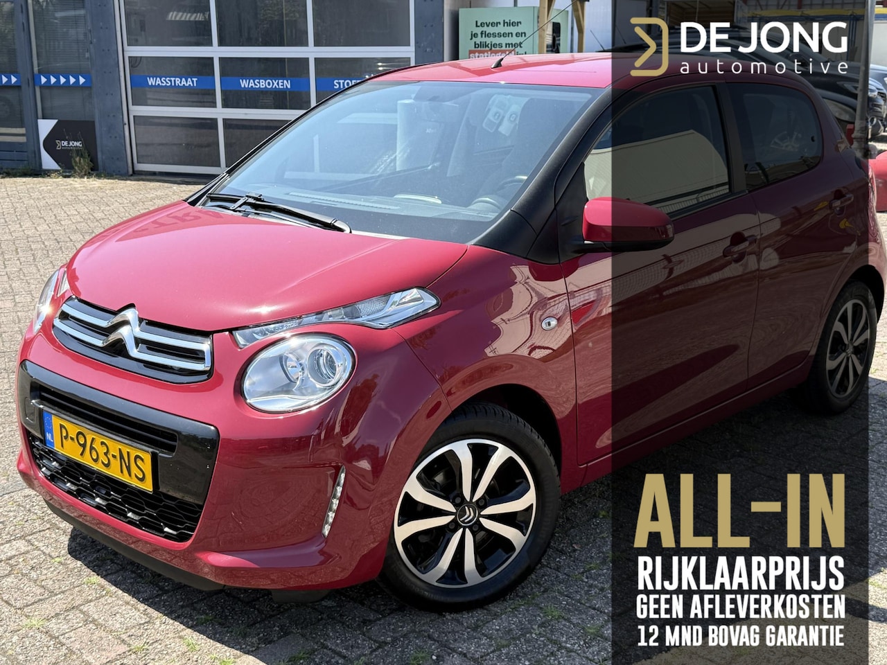 Citroën C1 - 1.0 VTi Shine Automaat/Camera/Airco/Unieke kleur/16"Velgen/Bleutooth - AutoWereld.nl