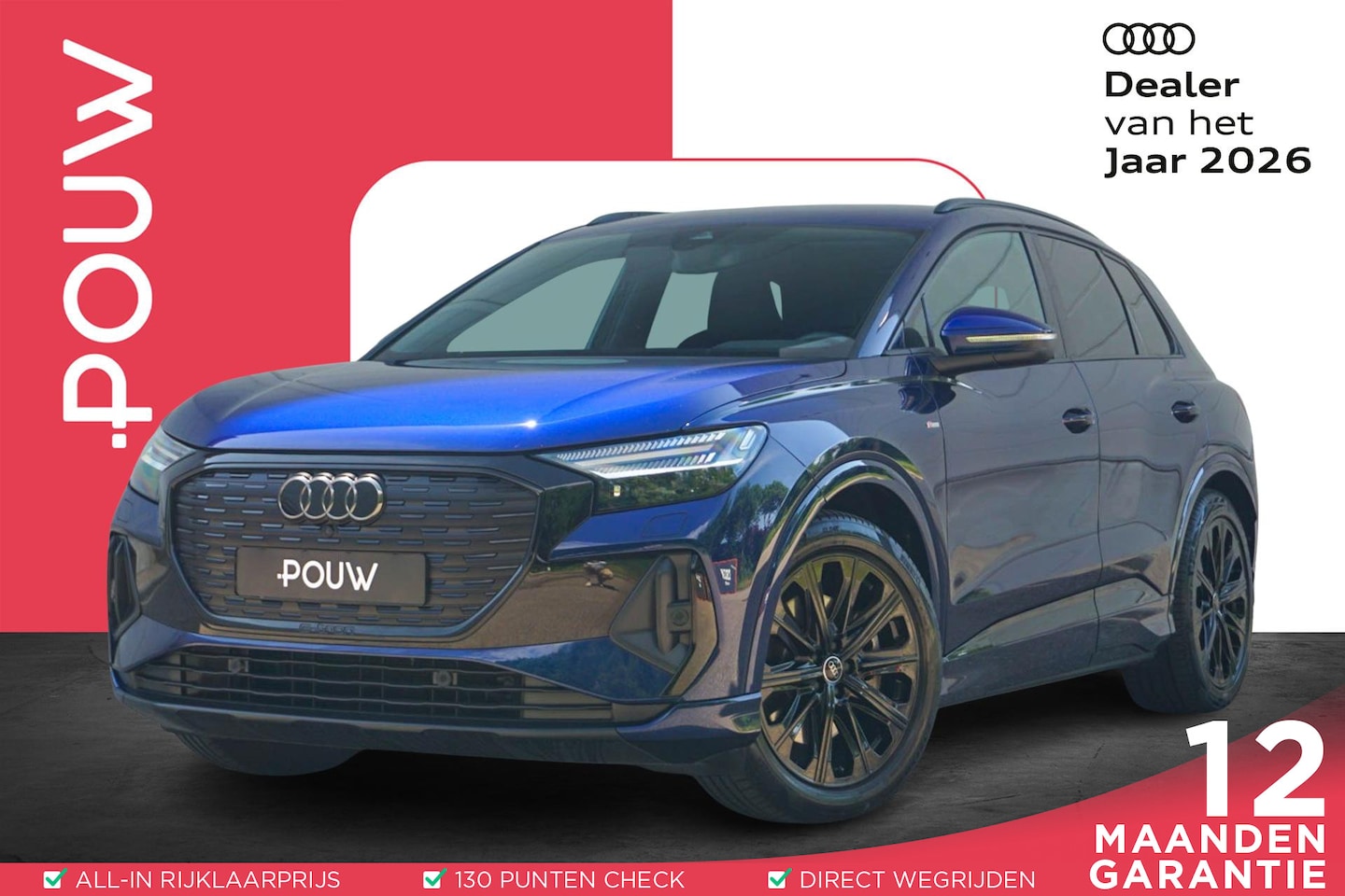 Audi Q4 e-tron - 40 204pk Launch Edition S Competition 82 kWh | SoH 93% | Camera | Optiek Zwart | PDC V/A | - AutoWereld.nl