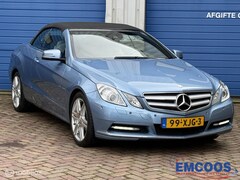 Mercedes-Benz E-klasse Cabrio - 200 CGI Avantgarde * Airco * Cruise Control * NAVI * Stoel/Nekverwarming
