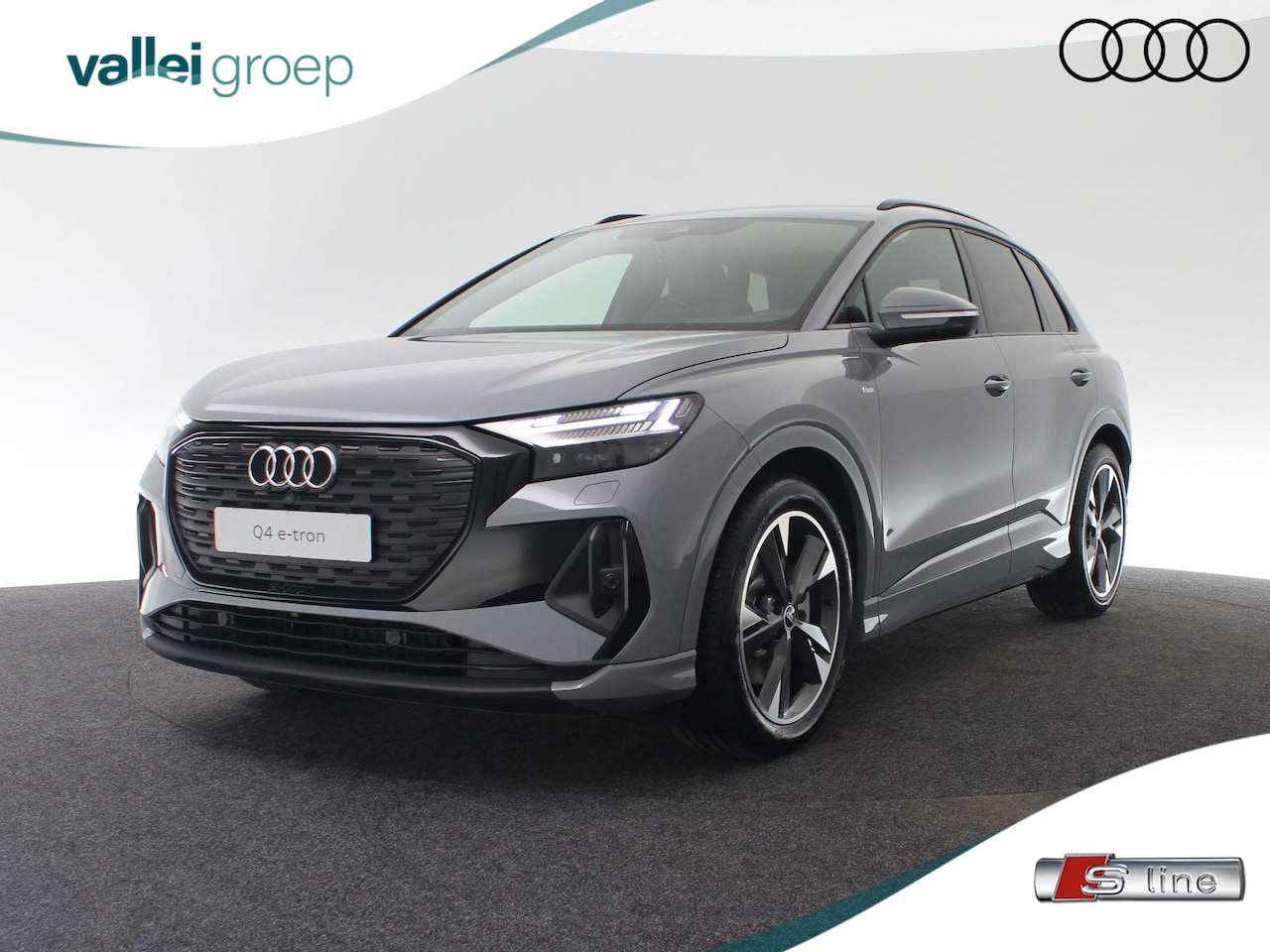 Audi Q4 e-tron - 45 quattro 286 pk S edition Competition | Assistentiepakket plus | Lichtpakket plus ambien - AutoWereld.nl