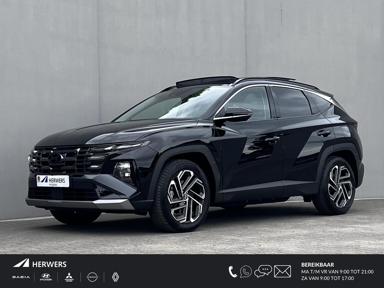 Hyundai Tucson - 1.6 T-GDI PHEV Premium Sky 4WD / Fabrieksgarantie tot 09-2029 / Panorama schuifdak / Navig - AutoWereld.nl