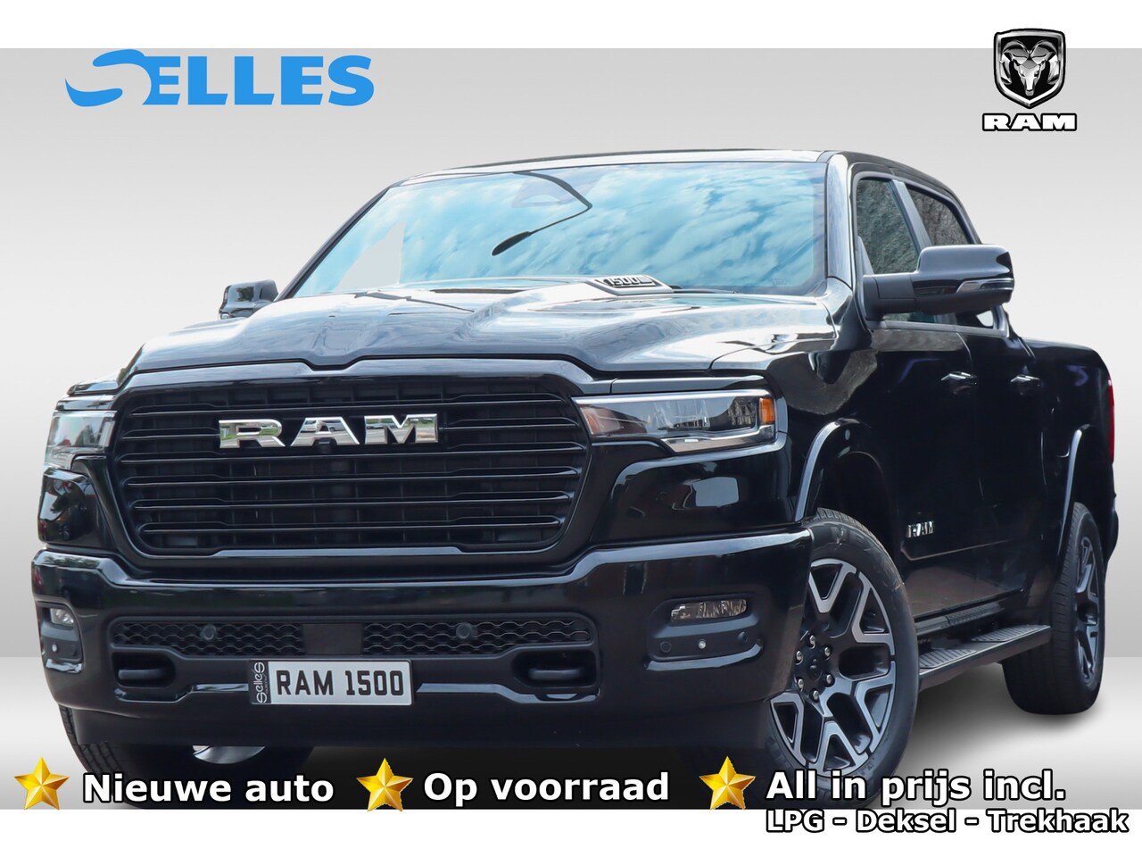 Dodge Ram 1500 - 2025 3.0L HURRICANE LARAMIE SPORT | BPM VRIJ | NIEUW  | LPG in of onderbouw | Deksel - AutoWereld.nl