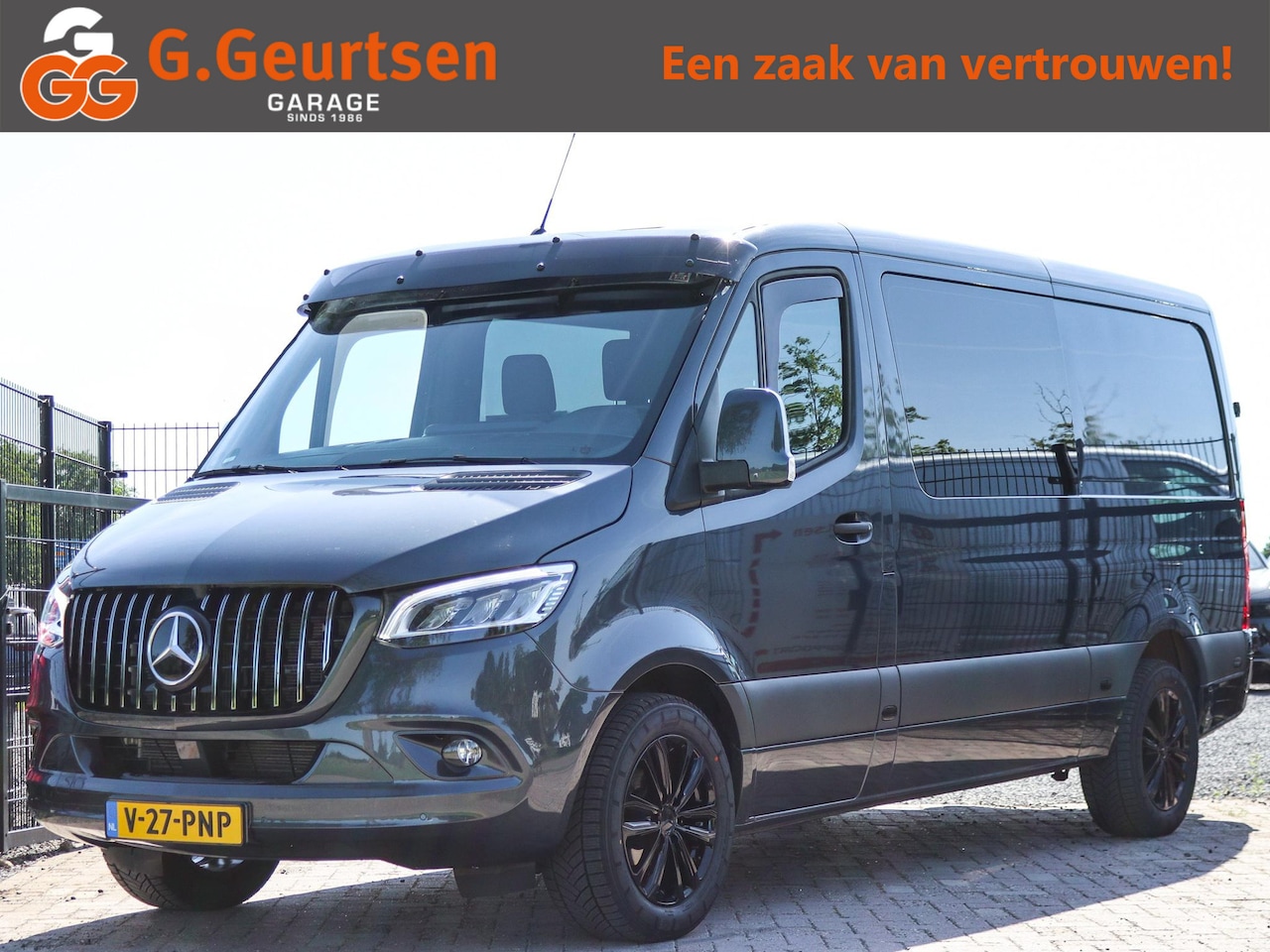 Mercedes-Benz Sprinter - 319 3.0 CDI L2H1 DC EURO VI-D Trekhaak, Dubbele cabine, Standkachel, ACC, Apple CarPlay/An - AutoWereld.nl