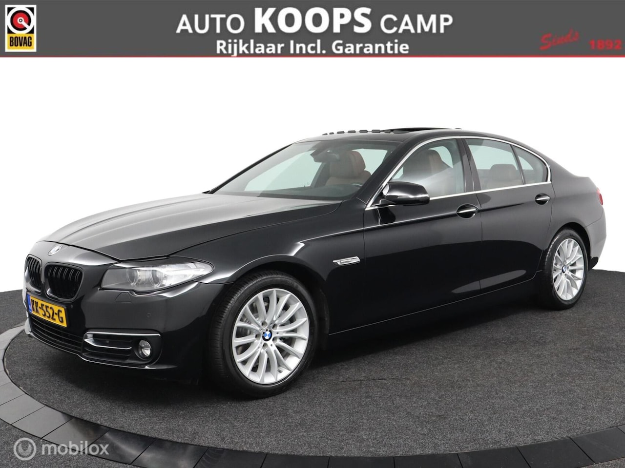 BMW 5-serie - 520i Luxury Edition 184 PK | M-Sport | Pano-Dak | elek. Stoelen | Stoelverwarming | Bruin - AutoWereld.nl