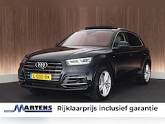 Audi Q5 - 55 TFSI e 367pk quattro S-Line Competition Luchtvering Beige Leder Massage Trekhaak Camera