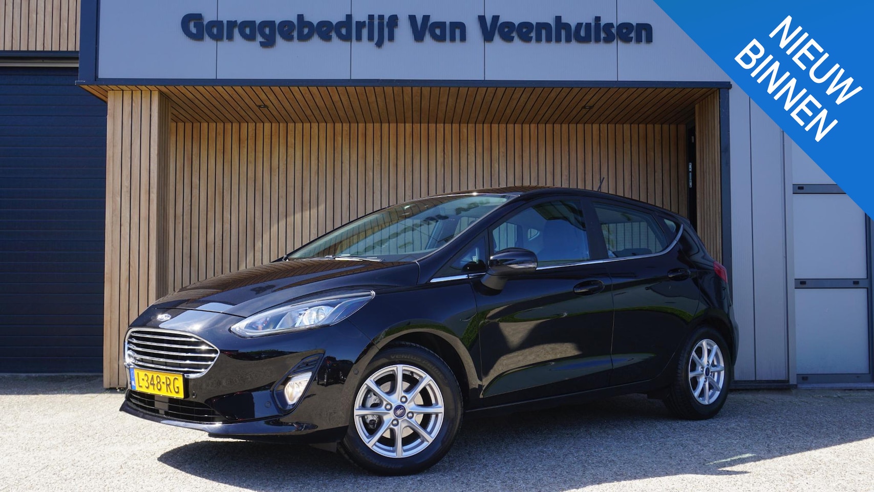 Ford Fiesta - 1.0 EcoBoost 125PK Hybrid Titanium X 5Drs LED B&O 15inch LM A-Camera Adaptive Cruise Trekh - AutoWereld.nl