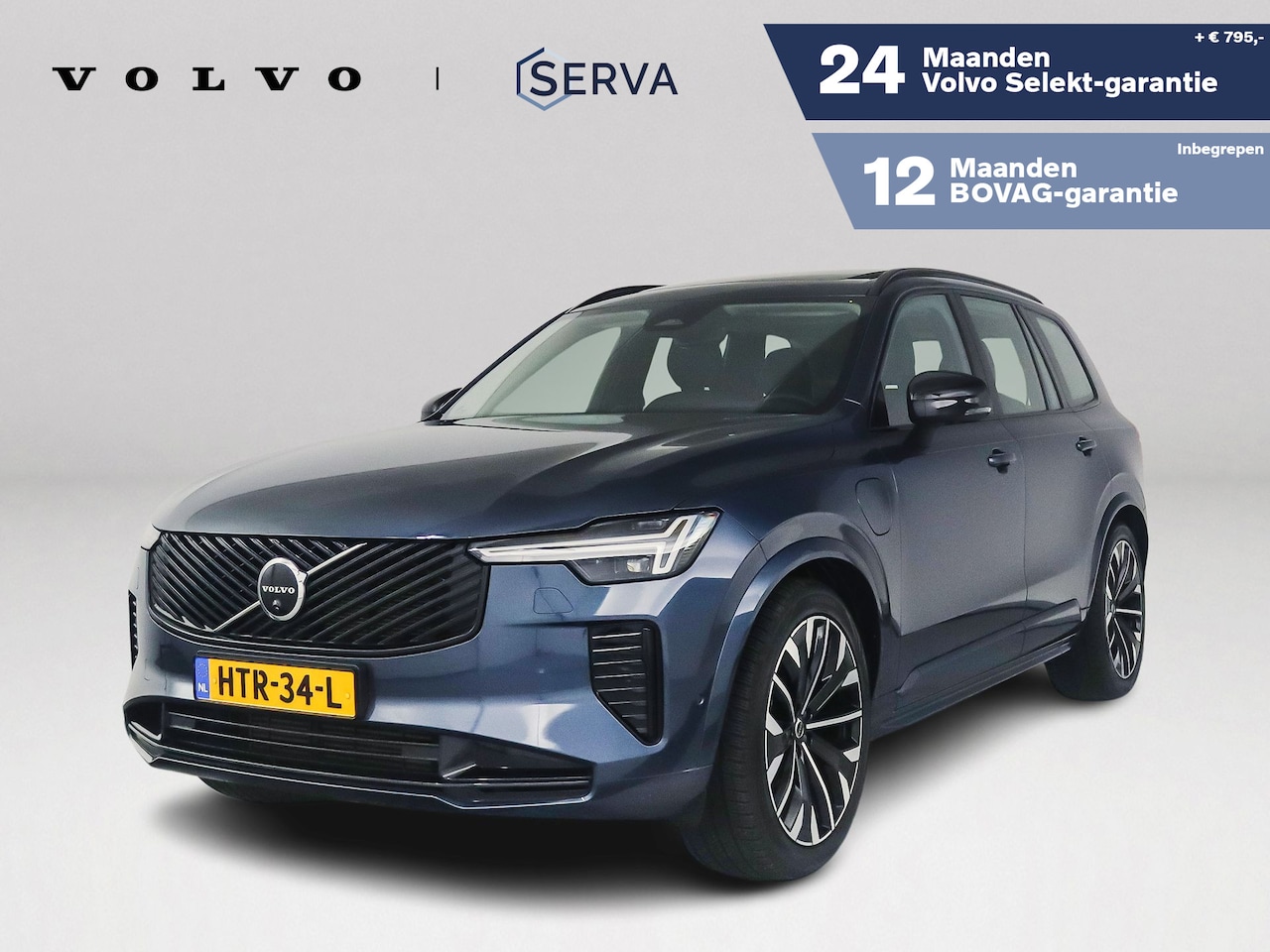 Volvo XC90 - T8 Plug-in hybrid AWD Ultra Dark | Panoramadak | 360º camera | Luchtvering | Head- Up disp - AutoWereld.nl