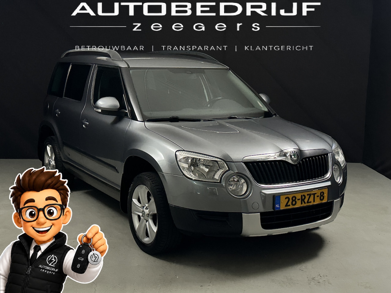 Skoda Yeti - 1.2 TSI Tour AC*Navi*Zeer goed onderhouden* - AutoWereld.nl