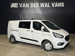 Ford Transit Custom - 2.0 TDCI 131pk L2H1 Dubbele Cabine Inrichting Euro6 Airco | 5-Zits | Camera | Cruisecontro
