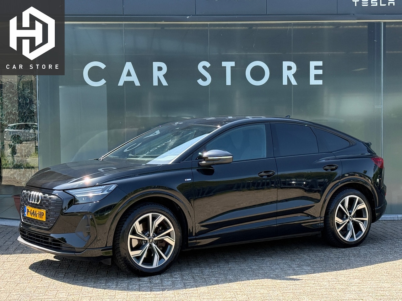 Audi Q4 Sportback e-tron - 40 S edition 77 kWh 93% SOH Sportstoelen|Camera|ACC - AutoWereld.nl
