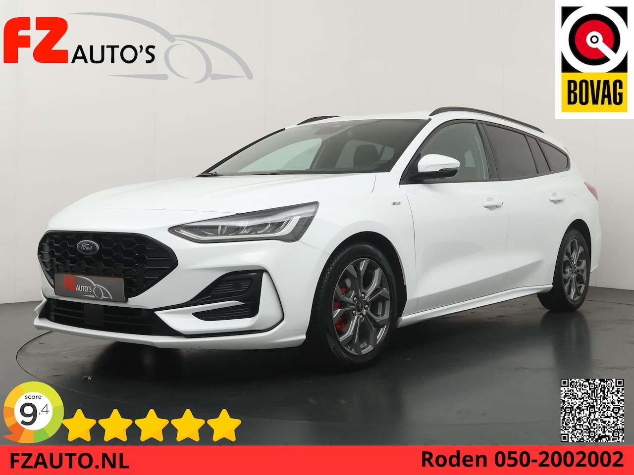 Ford Focus Wagon - 1.0 EcoBoost Hybrid ST Line X - Automaat - Navigatie - Trekhaak - Climate Controle - AutoWereld.nl