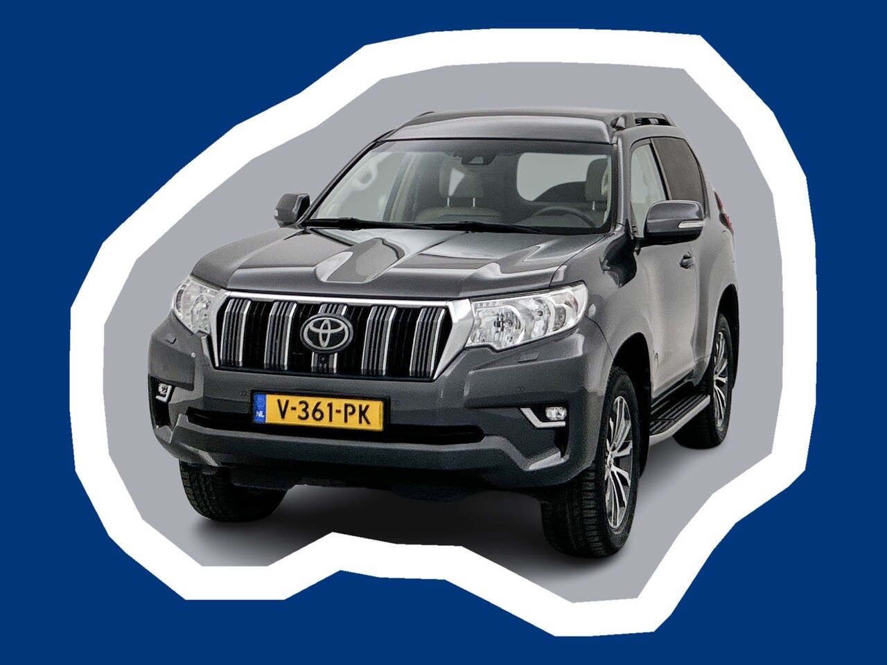 Toyota Land Cruiser - 2.8 D-4D-F Professional High Roof Blind Van NAP Leder Navigatie Trekhaak 3500kg Camera Sto - AutoWereld.nl