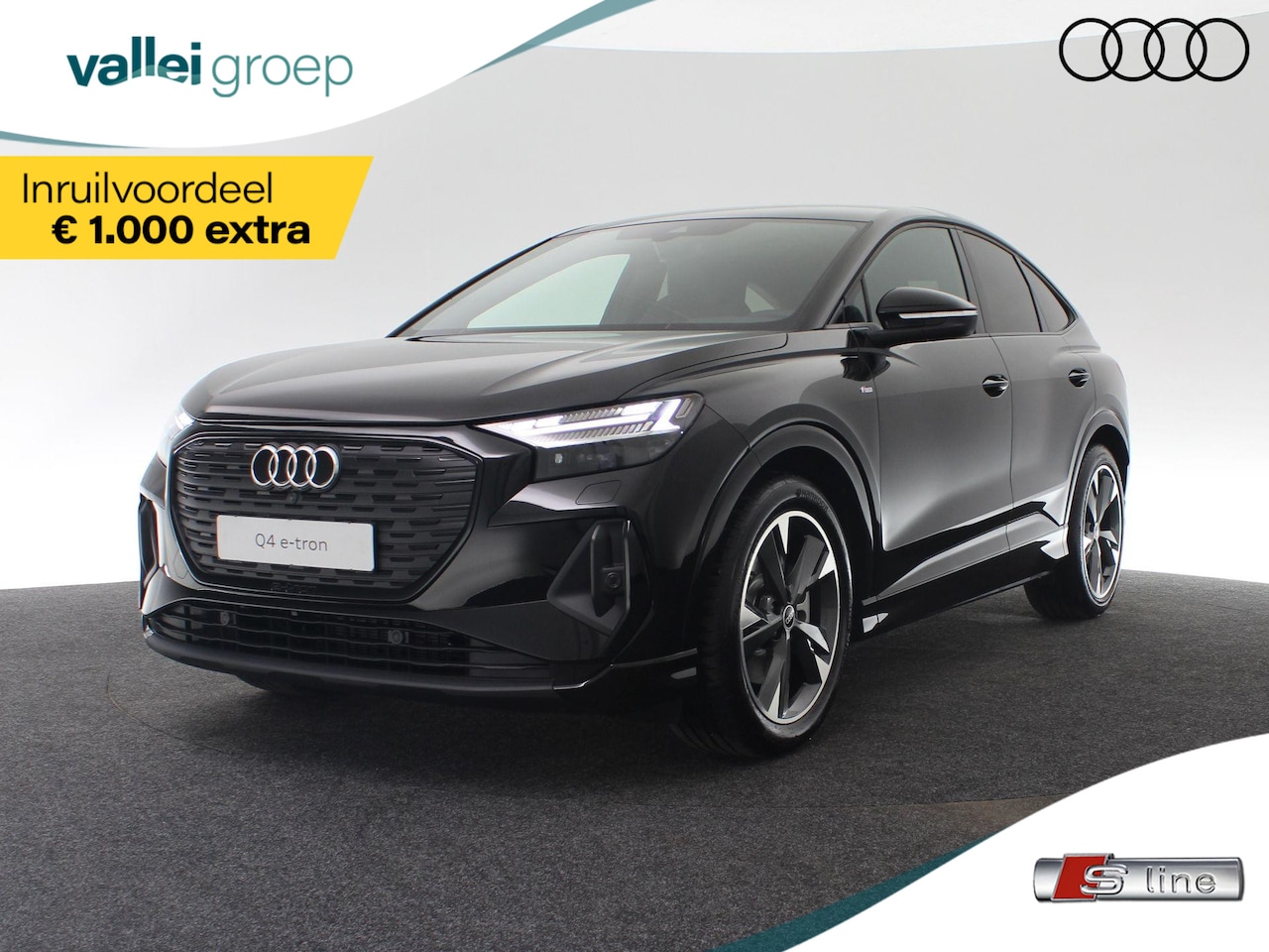 Audi Q4 Sportback e-tron - 45 quattro 286 pk S edition Competition | Trekhaak | Comfortpakket | Optiekpakket zwart pl - AutoWereld.nl