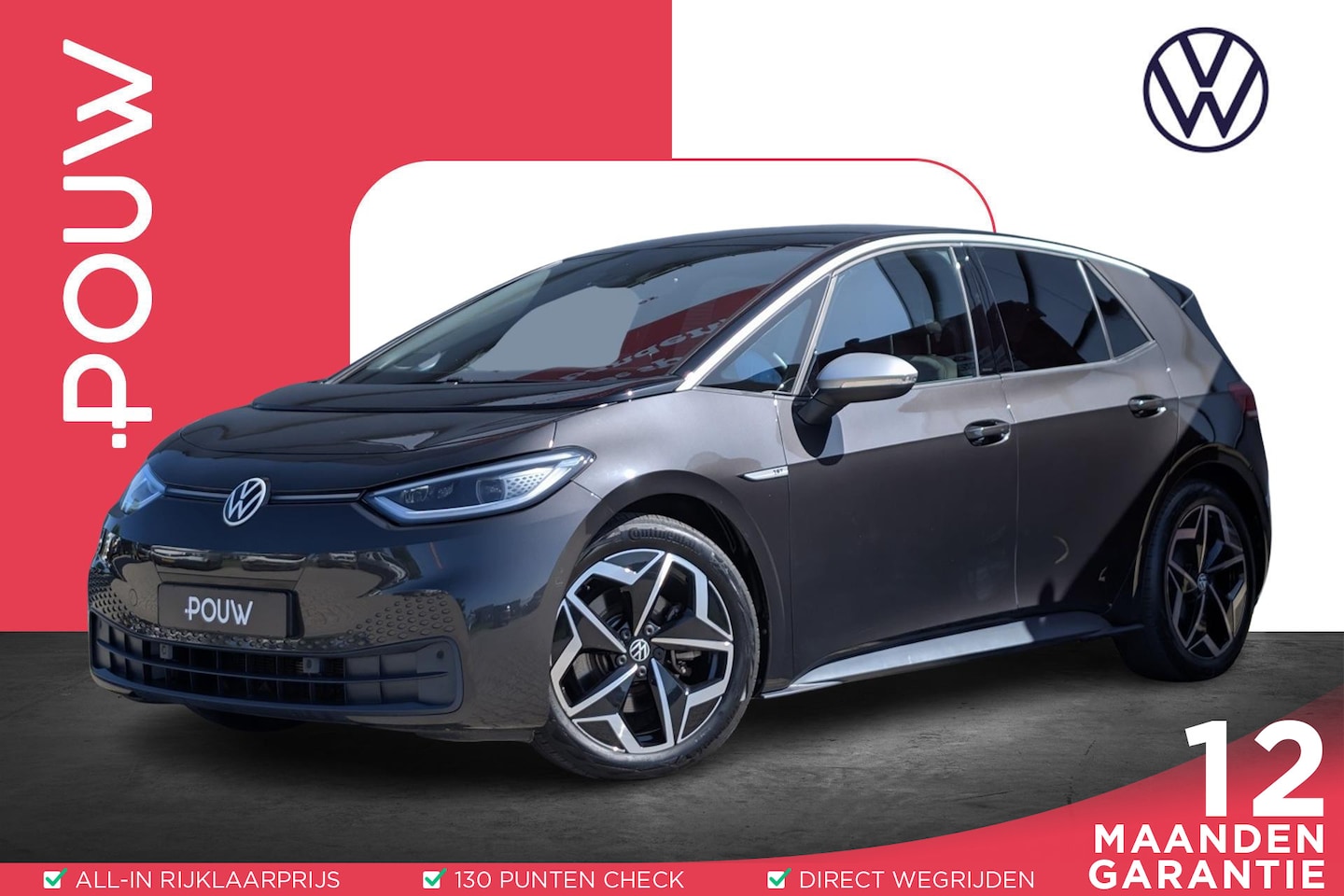 Volkswagen ID.3 - 204pk First Plus 58 kWh | SoH 95% | Navigatie | LED Matrix | Adaptive Cruise - AutoWereld.nl