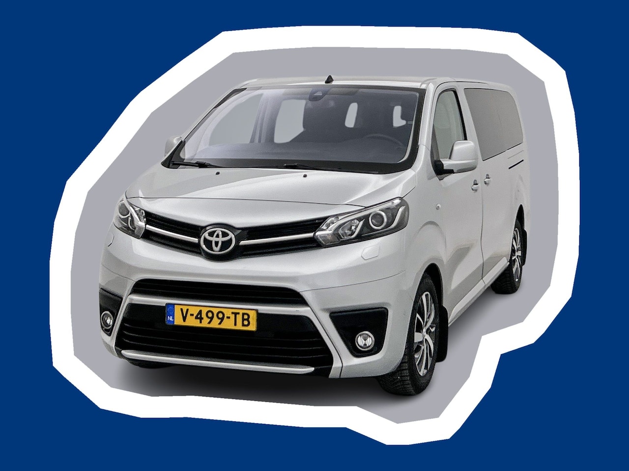 Toyota PROACE Long Worker - 2.0 D-4D Dynamic Verso DC 177pk Panorama dak Navigatie Schuifdeur L+R Dubbele cabine Camer - AutoWereld.nl