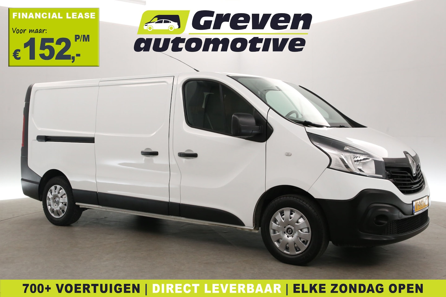 Renault Trafic - 1.6 dCi T29 L2H1 | Airco | Cruise | 3 Zits | Navi | Trekhaak | Parkeersens. - AutoWereld.nl