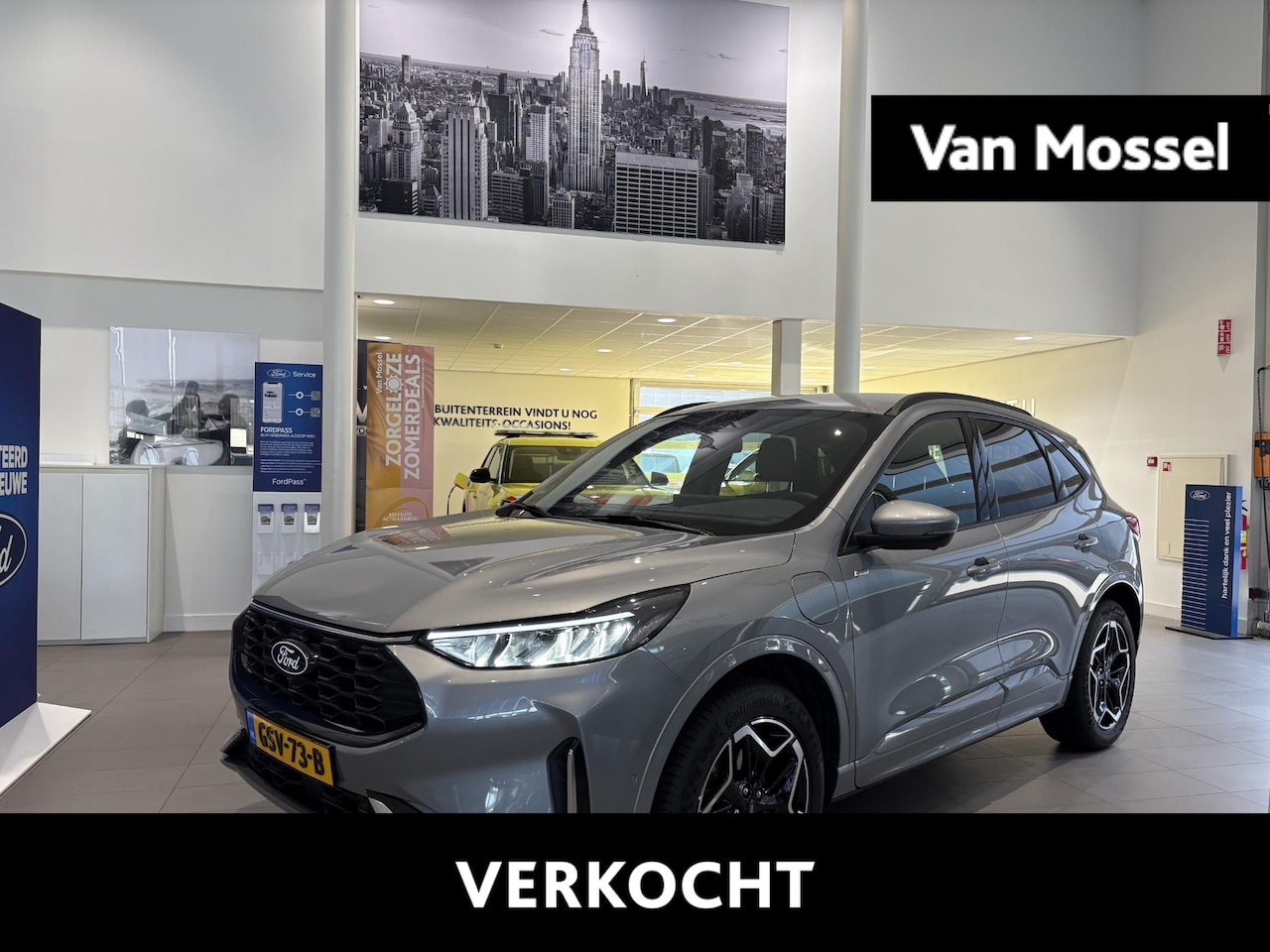 Ford Kuga - 2.5 PHEV ST-Line X | STOEL, STUUR EN VOORRUIVERWARMING | 360 CAMERA | ADAPTIEVE CRUISE CON - AutoWereld.nl