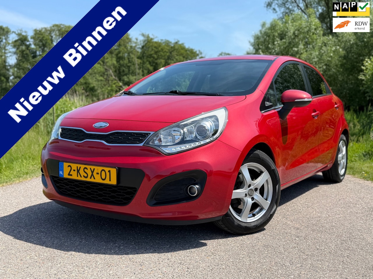 Kia Rio - 1.2 CVVT Super Pack 5DRS Airco NAP Goed Onderhouden Cruise control - AutoWereld.nl