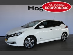 Nissan LEAF - N-Connecta 40 kWh SOH 93% Airco Camera Cruise Navigatie Trekhaak 100% Onderhouden Inruil M
