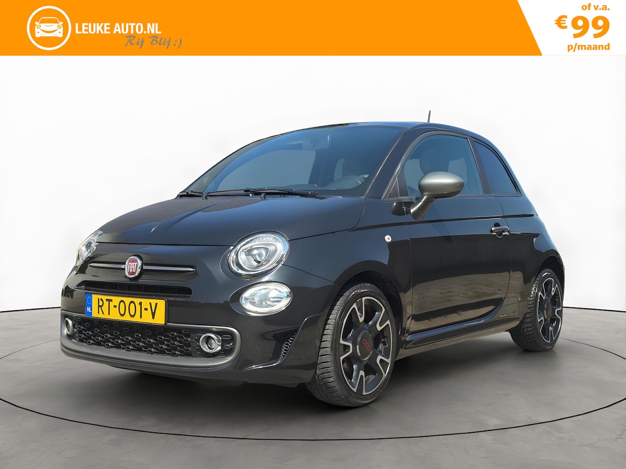 Fiat 500 - 0.9 Turbo 80PK 500S Panoramadak - AutoWereld.nl