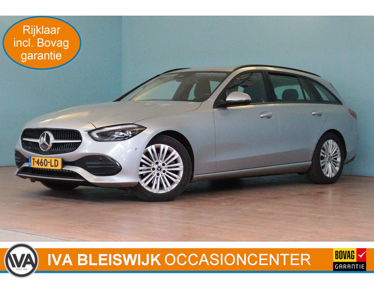 Mercedes-Benz C-klasse Estate - 180 Business Line Automaat | NAVI | CAMERA + PDC | LEER | ADAP CRUISE | LANE-ASSIST | - AutoWereld.nl
