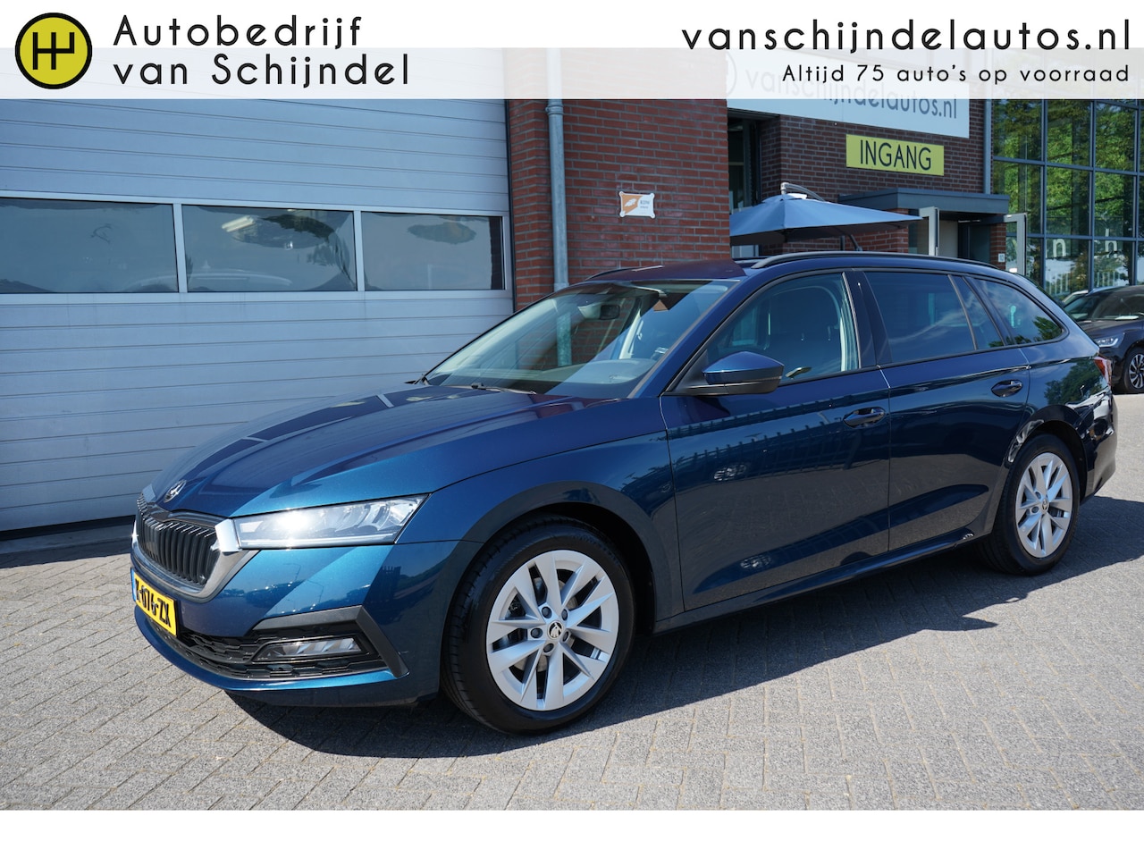 Skoda Octavia Combi - 1.0 E-TSI 111PK BUSINESS EDITION ORIGINEEL NL DEALER ONDERHOUDEN CAMERA VIRTUEEL COCKPIT S - AutoWereld.nl