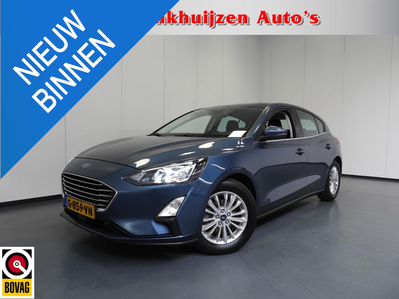Ford Focus - 1.0 EcoBoost Titanium Business NAVI/ADAPT.CRUISE/WINTERPACK/B&O/LED/16"LMV! - AutoWereld.nl