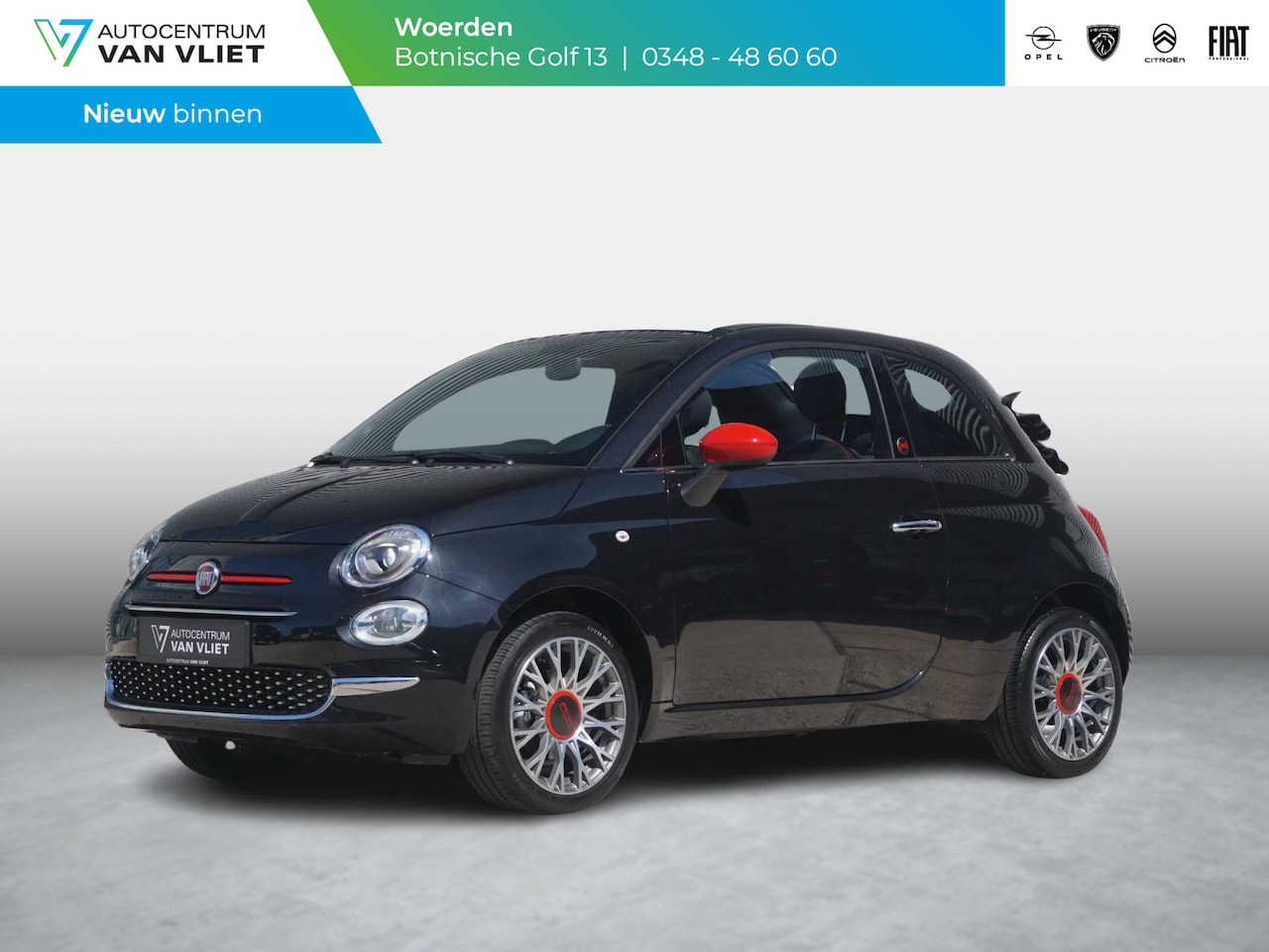 Fiat 500 C - 1.0 Hybrid Red 1.0 Hybrid RED - AutoWereld.nl