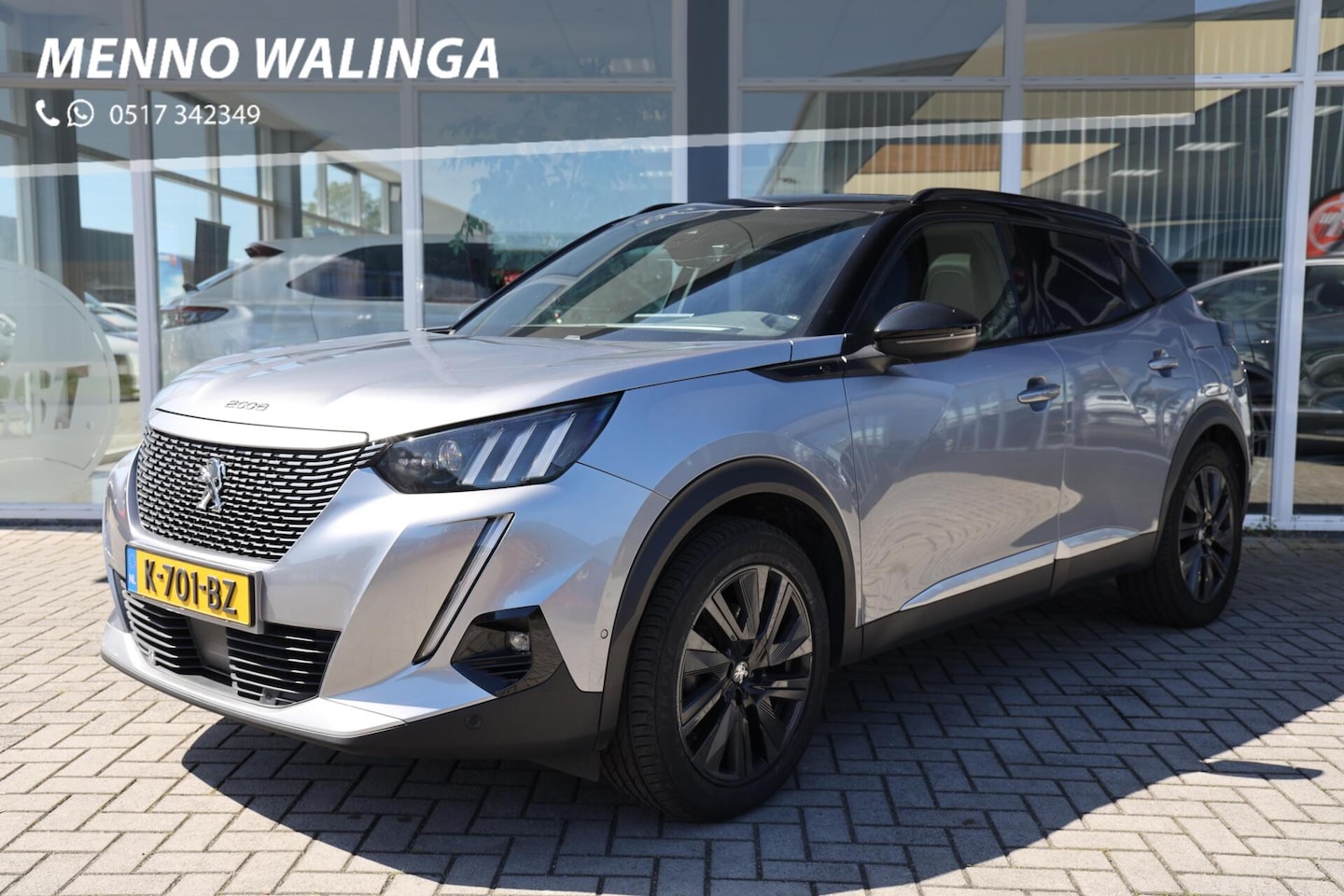 Peugeot e-2008 - EV GT 50 kWh|SOH 91%|Camera|Adap. cruise|Navi|Stoelverwarming|Leder| - AutoWereld.nl