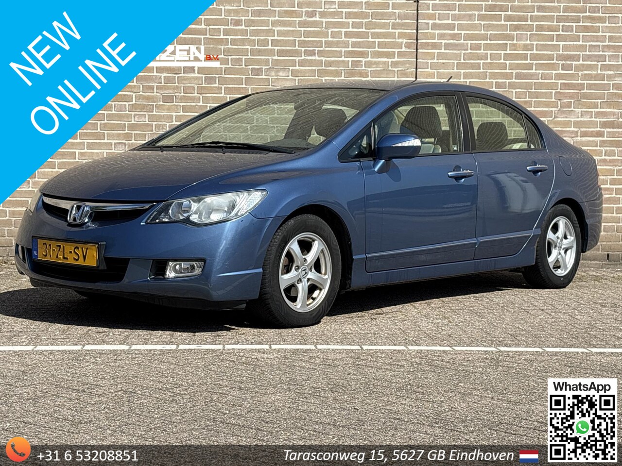 Honda Civic - 1.3 Hybrid | Leder | Climate | Cruise | Navi | Stoelverwarming | - AutoWereld.nl