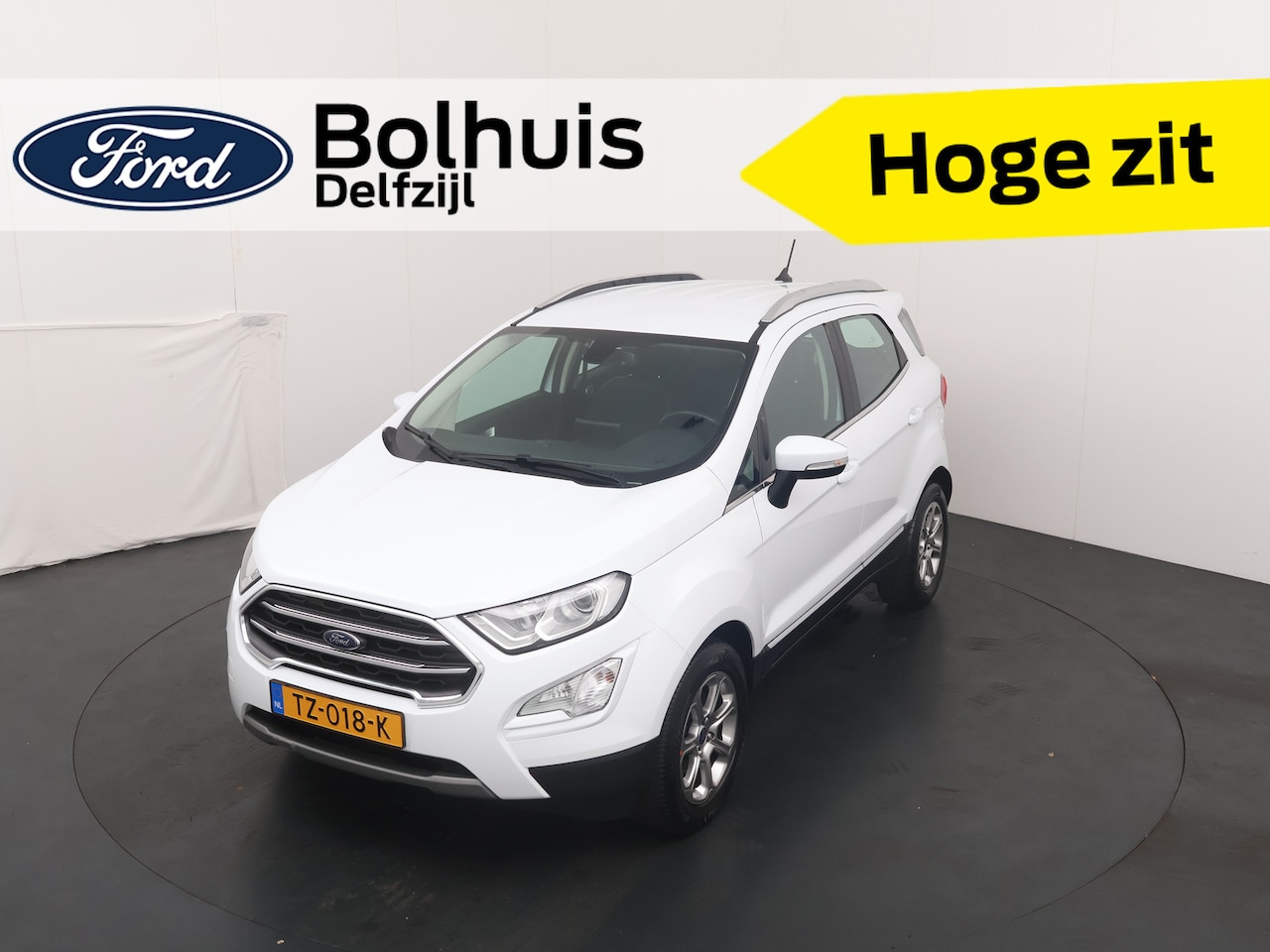 Ford EcoSport - EcoBoost 125 pk Titanium | Trekhaak | Navi | Clima | Cruise | LMV | Parkeersens.| Half lee - AutoWereld.nl