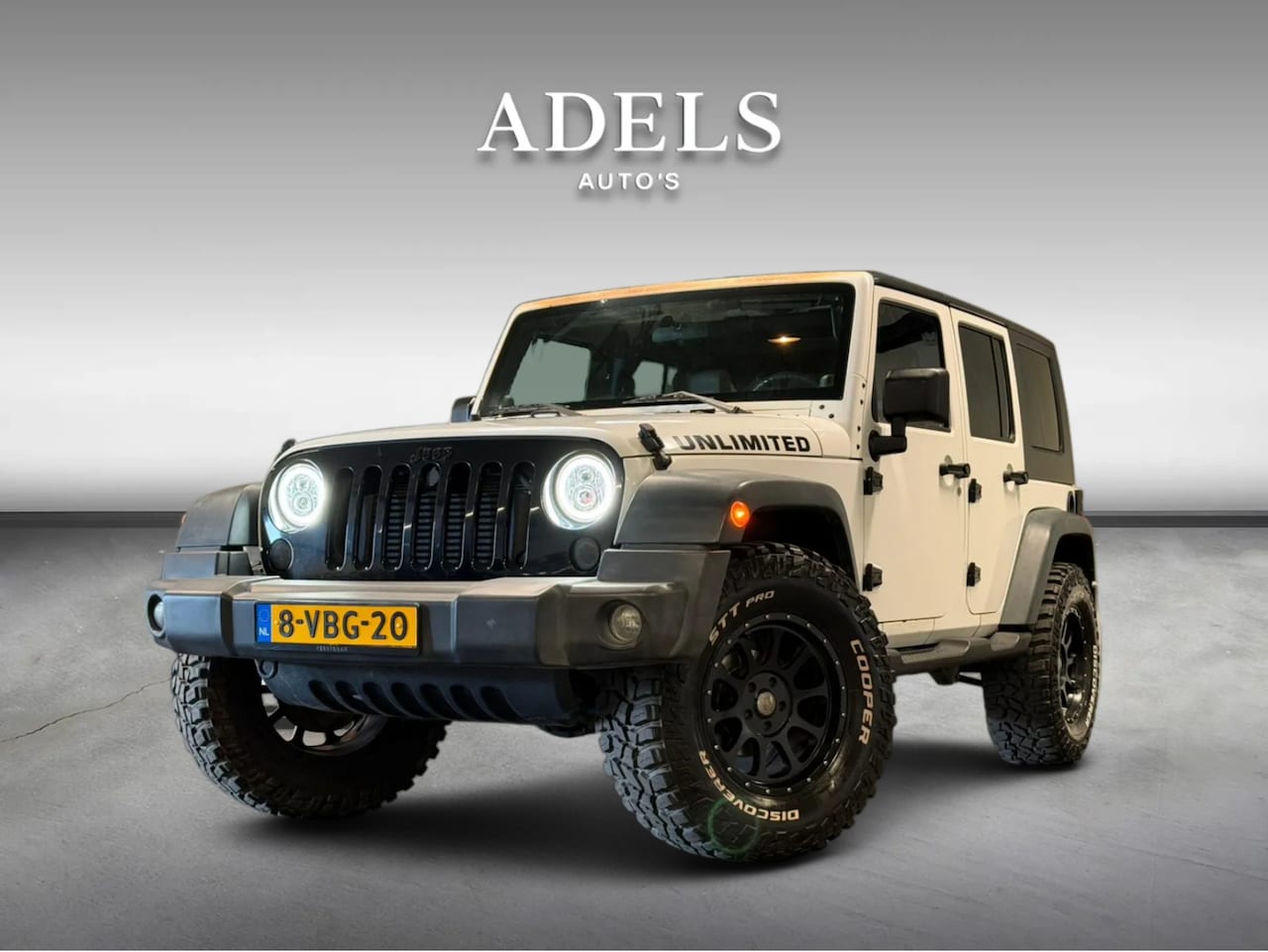 Jeep Wrangler Unlimited - 2.8CRD L4 AT. AWD LR Automaat Grijskenteken Youngtimer Wrap - AutoWereld.nl