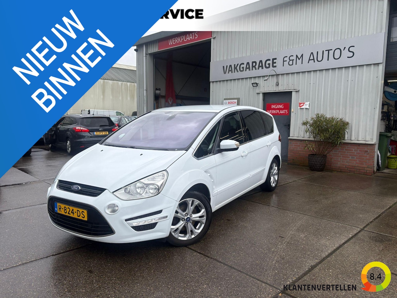 Ford S-Max - 1.6 EcoBoost Lease Titanium 7p. 1.6 EcoBoost Lease Titanium 7p. Clima, trekhaak - AutoWereld.nl