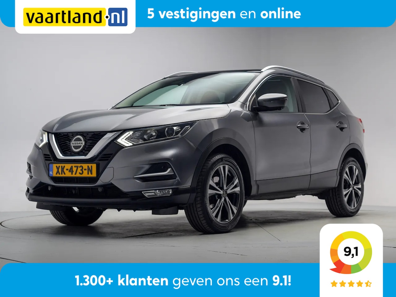 Nissan Qashqai - 1.2 N-connecta [ Panoramadak 360°Cam Navi Keyless ] - AutoWereld.nl