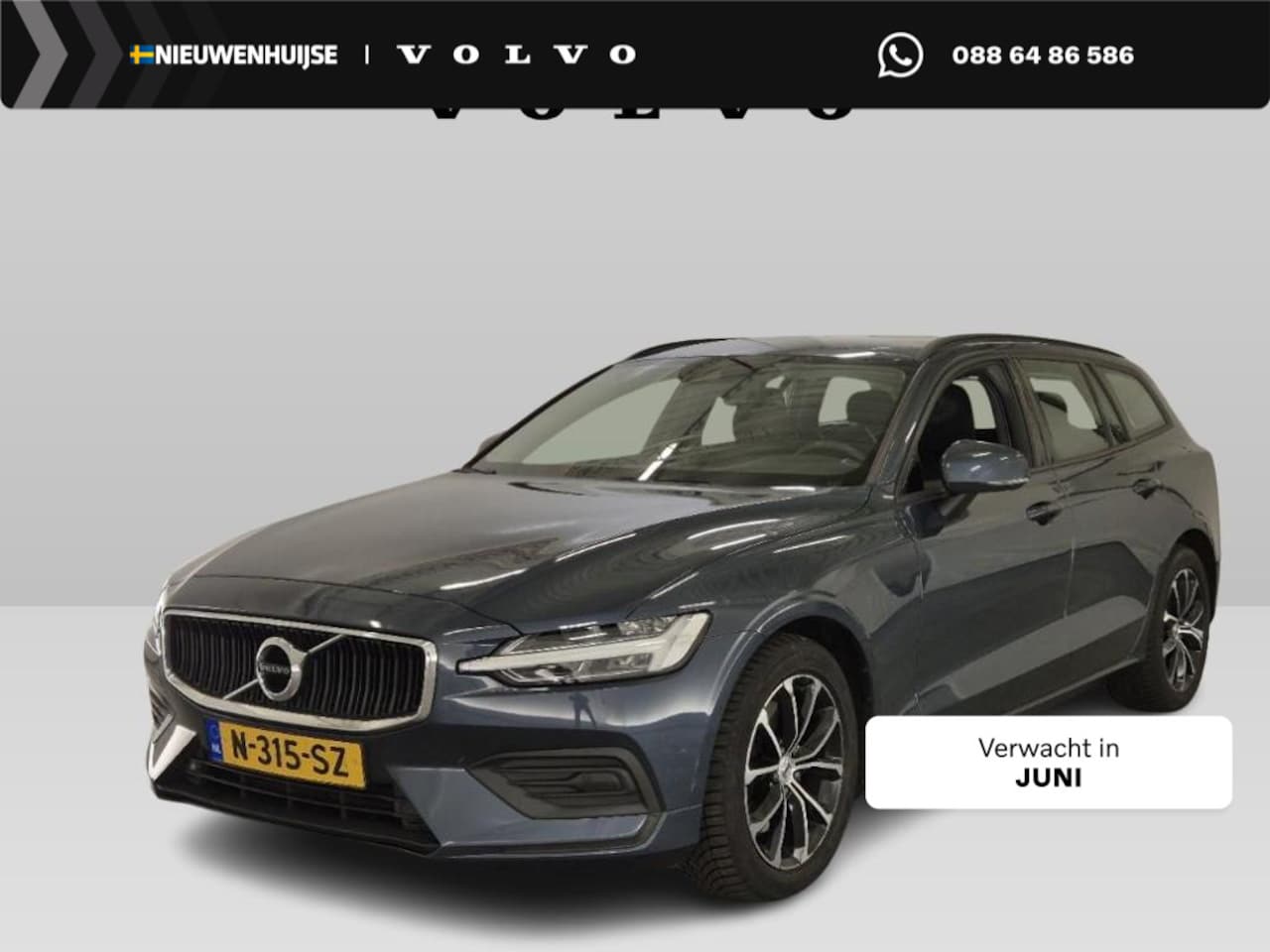 Volvo V60 - 2.0 B3 Essential Edition | Parkeercamera | Stoel/stuur verwarming | Apple Carplay/Android - AutoWereld.nl